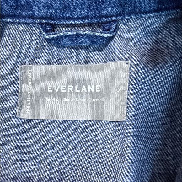 Everlane Supersoft Denim Jumpsuit in Medium Blue Denim Size 6 - Picture 8 of 8